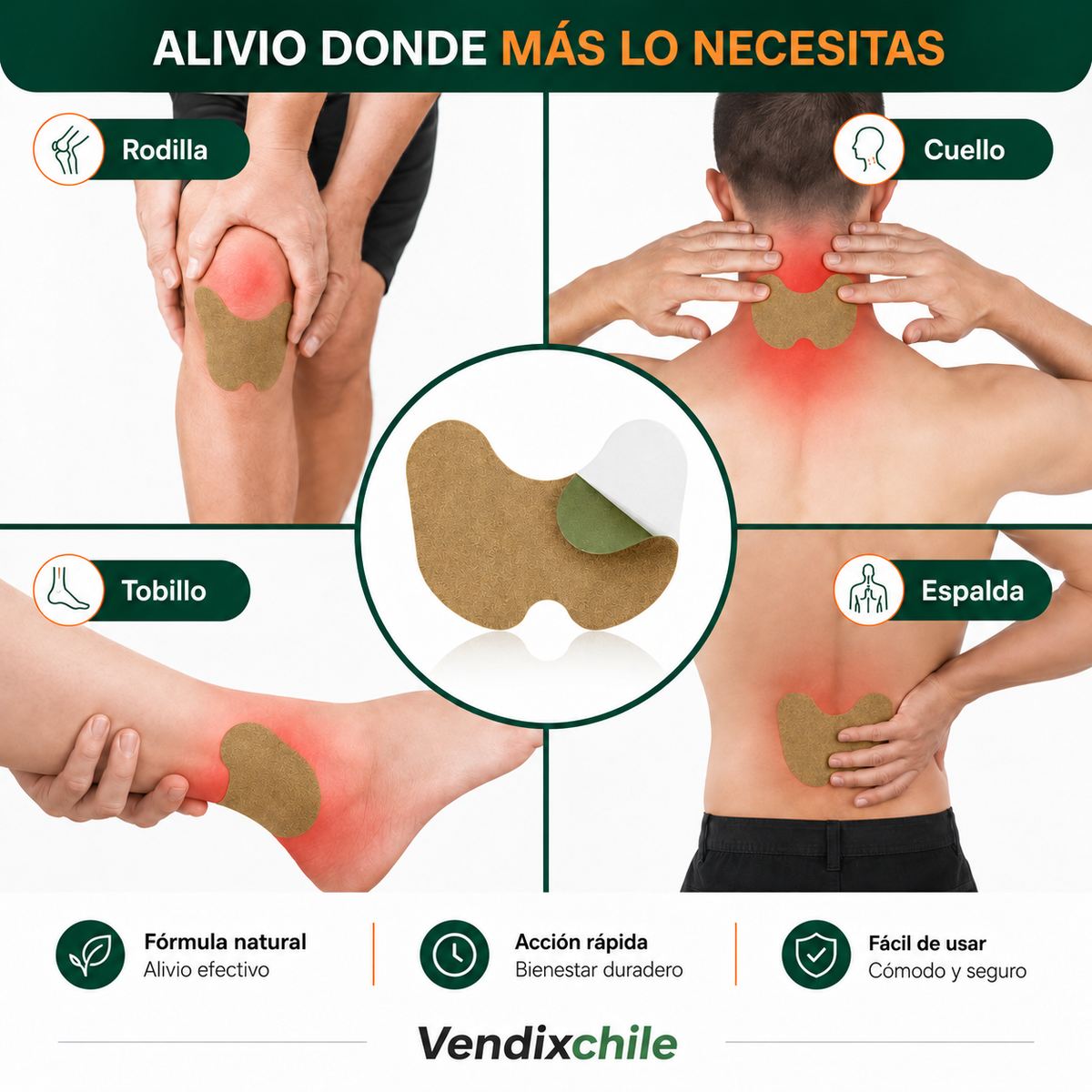 Parche de Alivio Muscular Pro